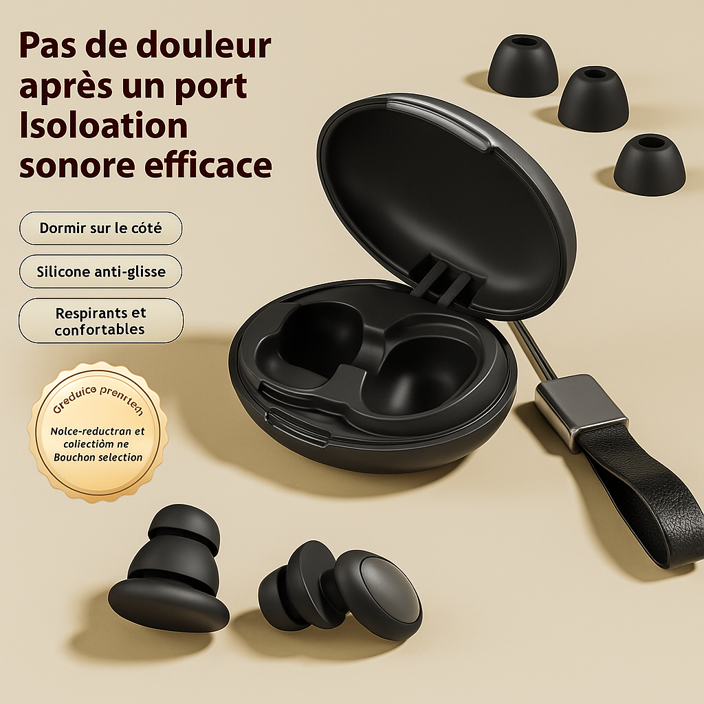 Bouchons d’Oreilles XR – Silence & Confort en Toute Situation